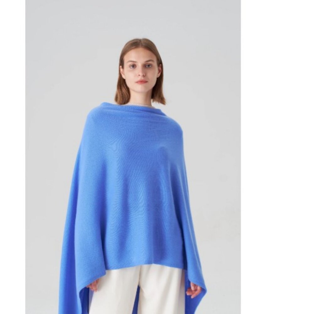 NEW! Pissenlit Pure Cashmere Travel Wrap - Blue